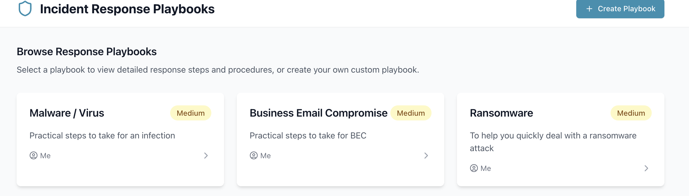 Incident response playbooks for malware, business email compromise and ransomware